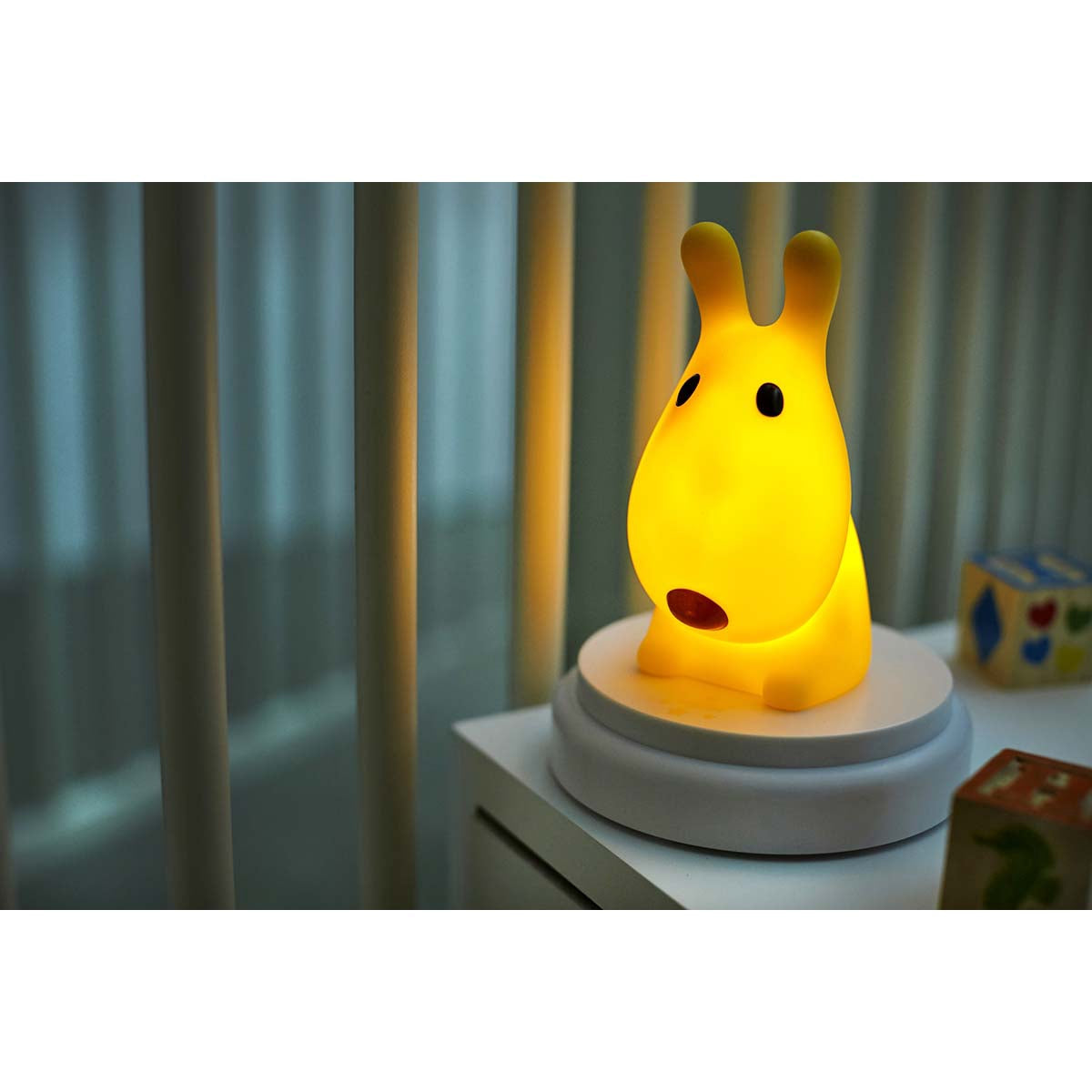 LED Night Light for Kids, Yellow Dog, Auto-Off Timer