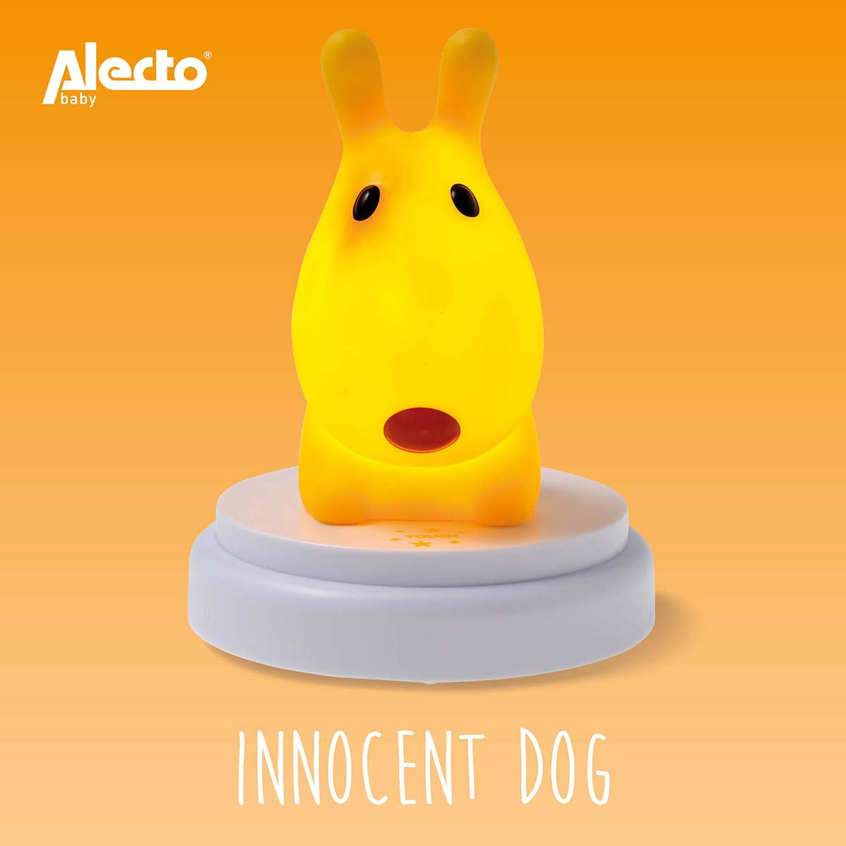 LED Night Light for Kids, Yellow Dog, Auto-Off Timer