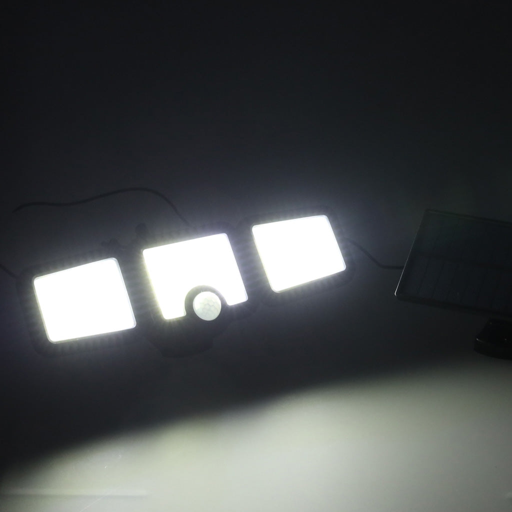 LED Solar Lamp with Dusk-to-Dawn Motion Sensor