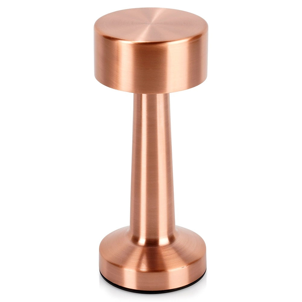 LED Table Lamp, Copper, 3 Modes, Battery-Powered, 21 cm