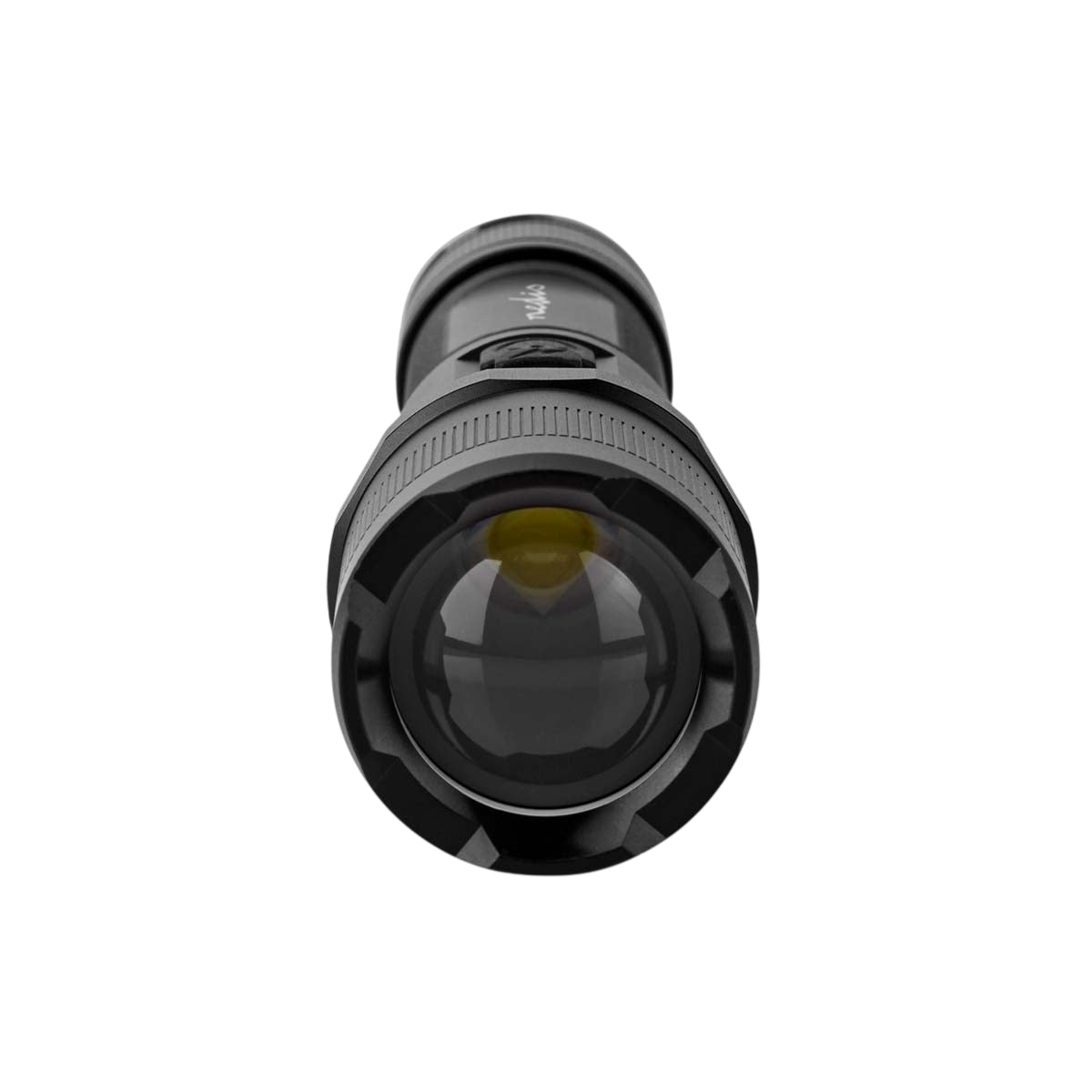 LED flashlight | Battery powered | 3.7 V DC | 10 W| Built-in lithium ion | batteries included | Rechargeable | Indicated luminous flux: 1000 lm | Lighting range: 110 m | Beam angle: 9.5 °