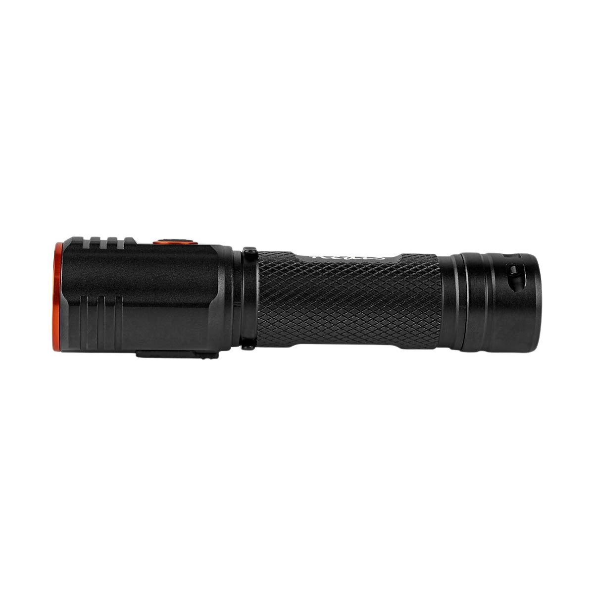 LED flashlight | Battery powered | 3.7 V DC | 20 W| Built-in lithium ion | batteries included | Rechargeable | Indicated luminous flux: 2000 lm | Lighting range: 180 m | Beam angle: 10 °