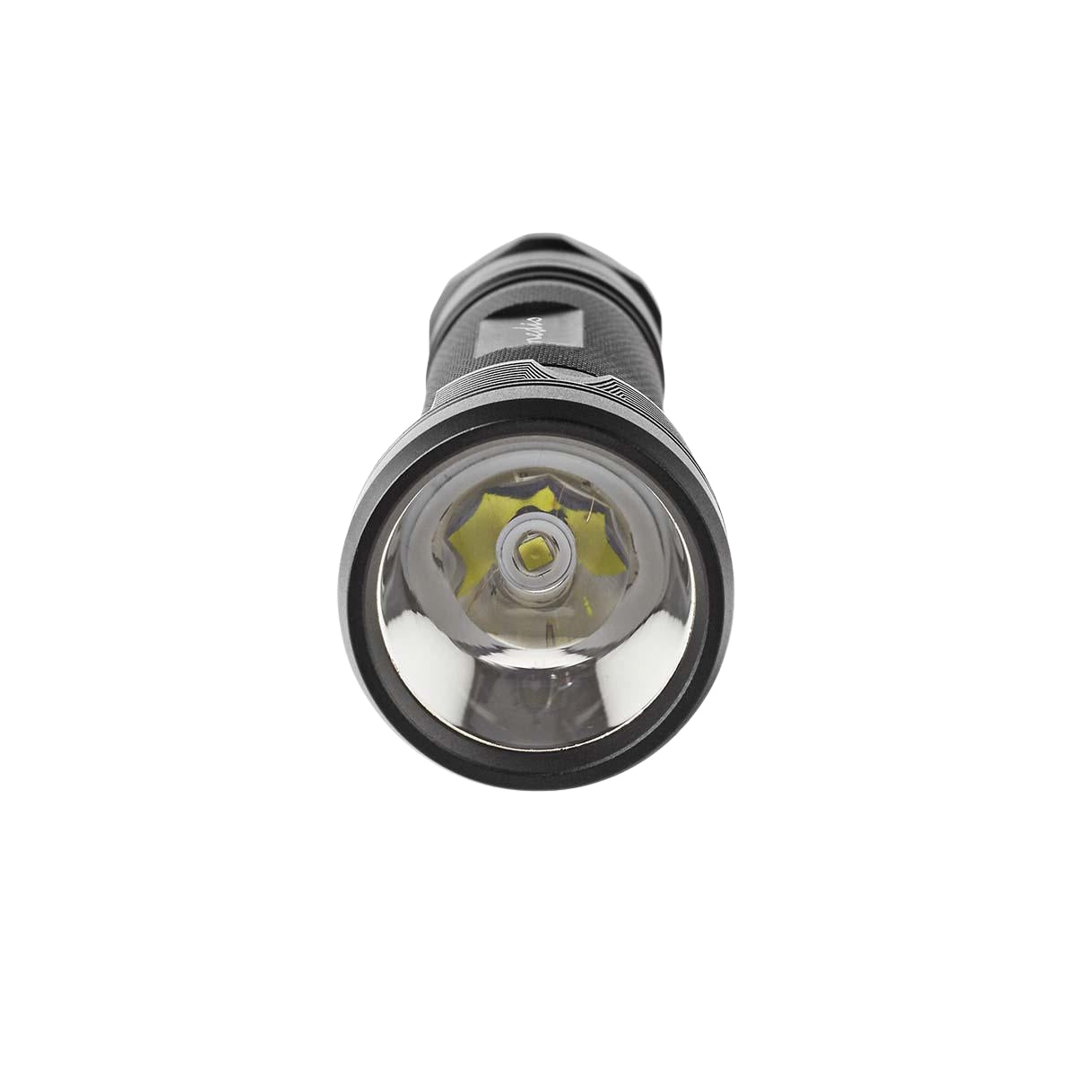 LED flashlight | Battery powered | 4.5 V DC | 10 W| 3x C/LR14 | Indicated luminous flux: 500 lm | Lighting range: 250 m | Beam angle: 9.5 °