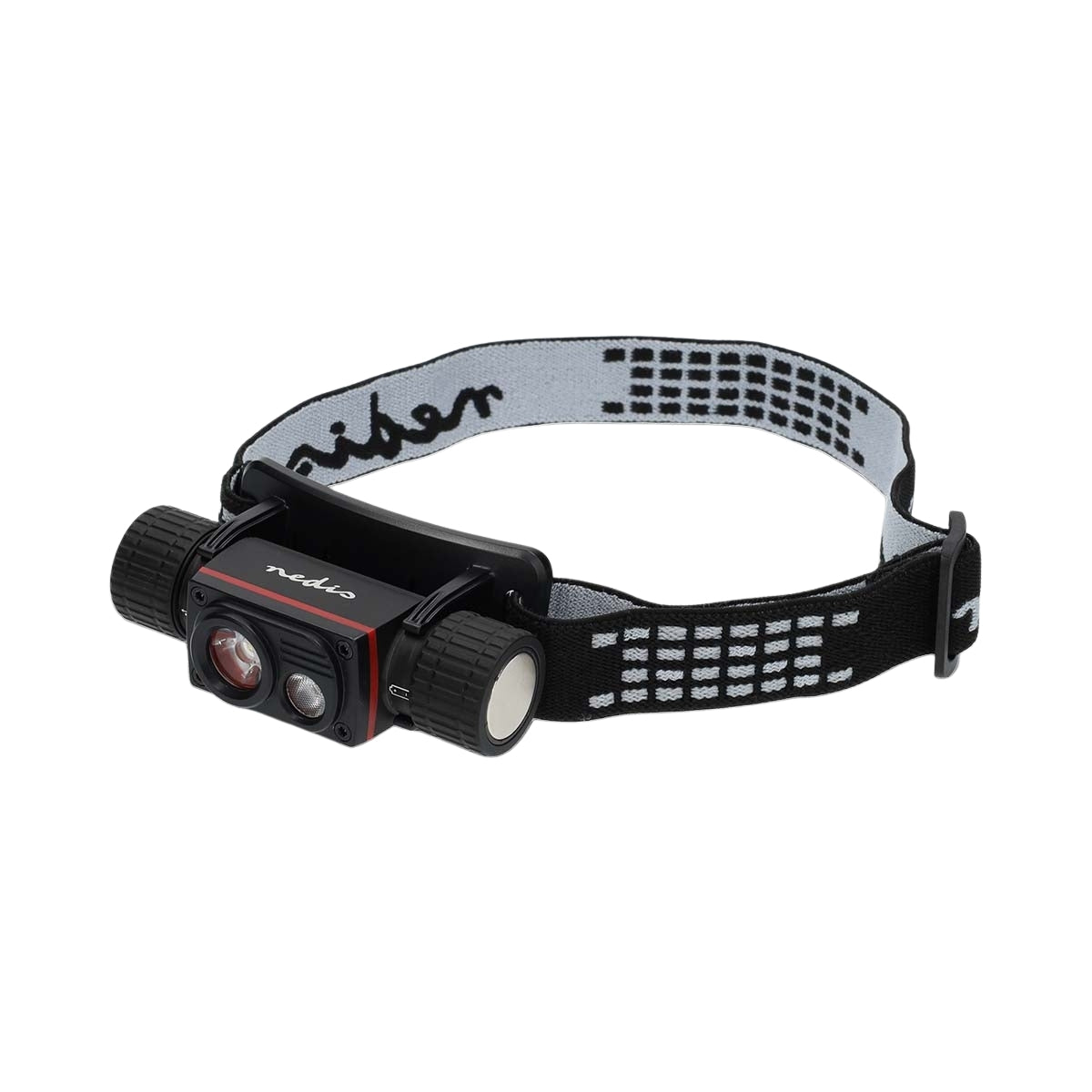 LED head light | Battery powered / USB power | 3.7 V DC | batteries included | Rechargeable | Indicated luminous flux: 1000 lm | Lighting range: 180 m