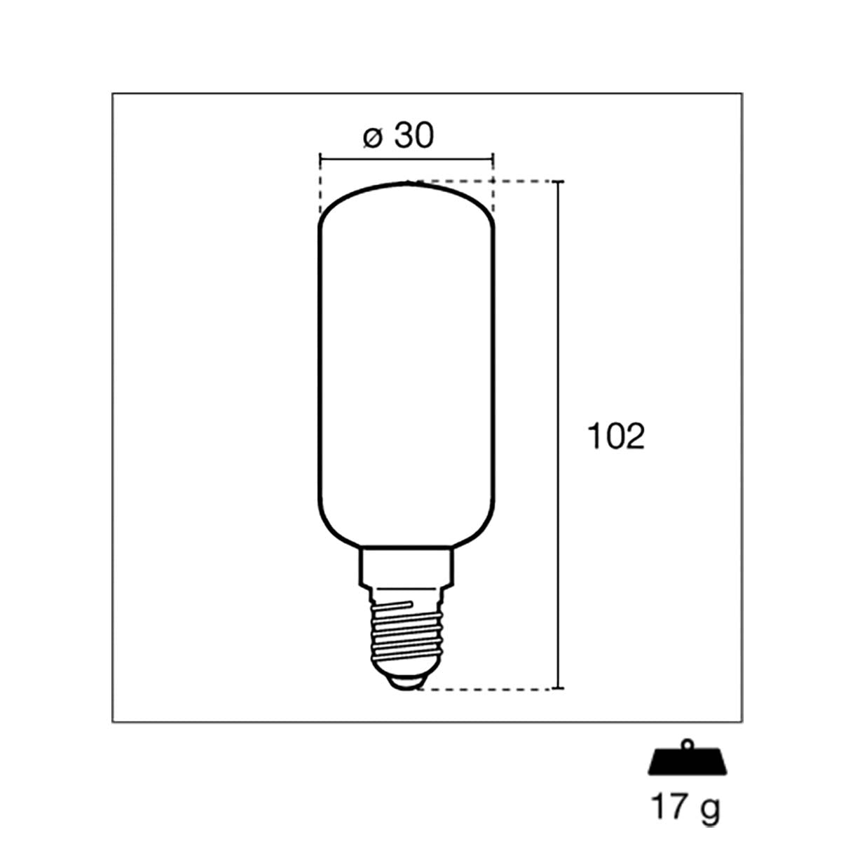 LED lamp E14 7W 1100 lm 3000K