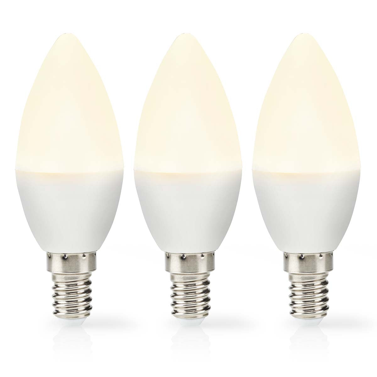 LED lamp E14 | Light | 2.8 W| 250 lm | 2700 K| Warm White | Matte | 3 pcs.
