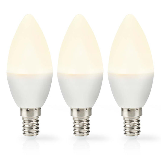 LED lamp E14 | Light | 2.8 W| 250 lm | 2700 K| Warm White | Matte | 3 pcs.