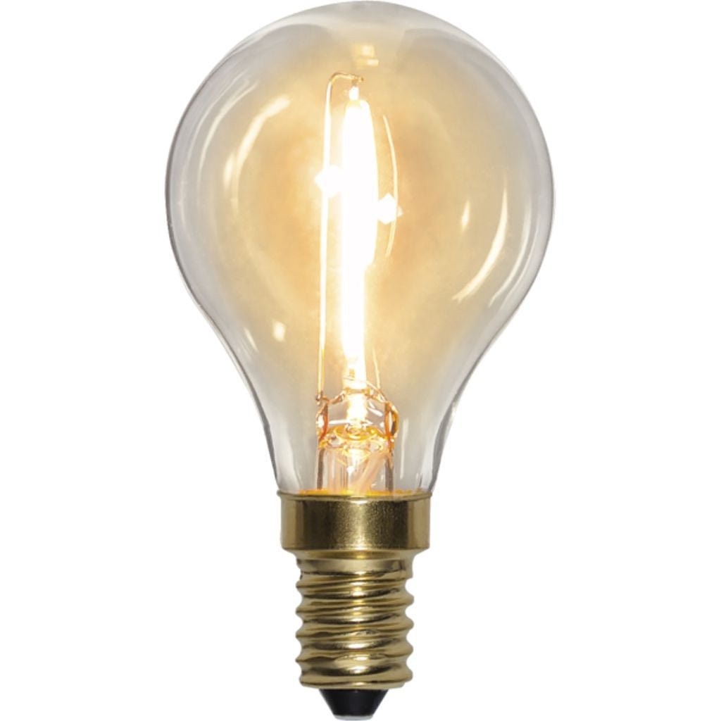 LED lamp E14 P45 soft glow 0.8W 2100K 70 lumens