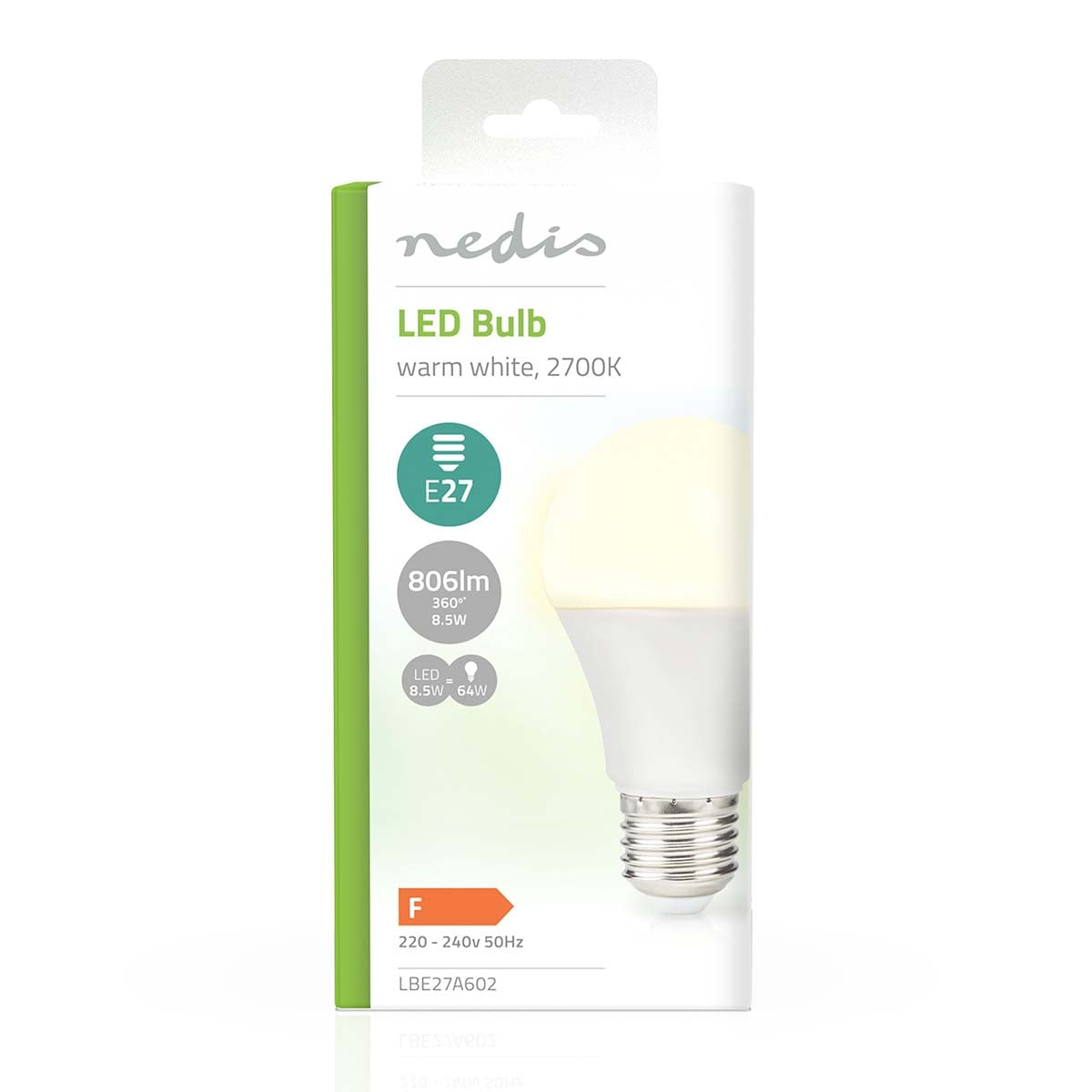LED lamp E27 | A60 | 8.5 W| 806 lm | 2700 K| Warm White | Retro Style | Matte | 1 pc.