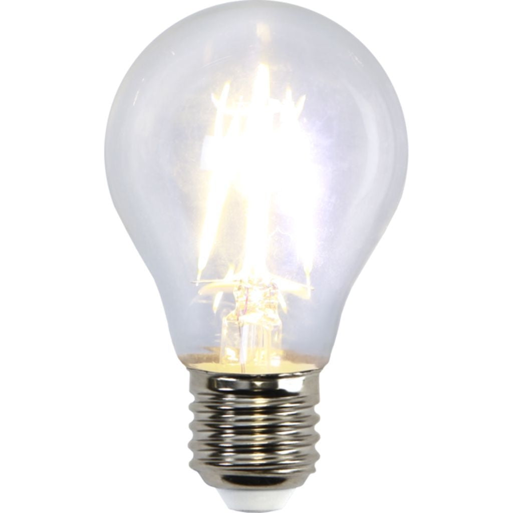 LED lamp E27 A60 clear 4W 2700K 470 lumens
