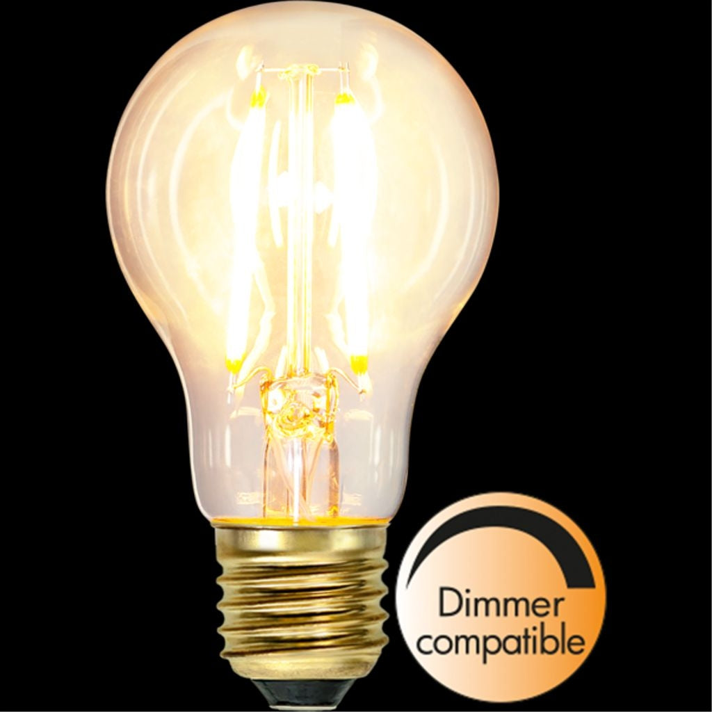 LED lamp E27 A60 soft glow dimmable 7W 2100K 700 lumens