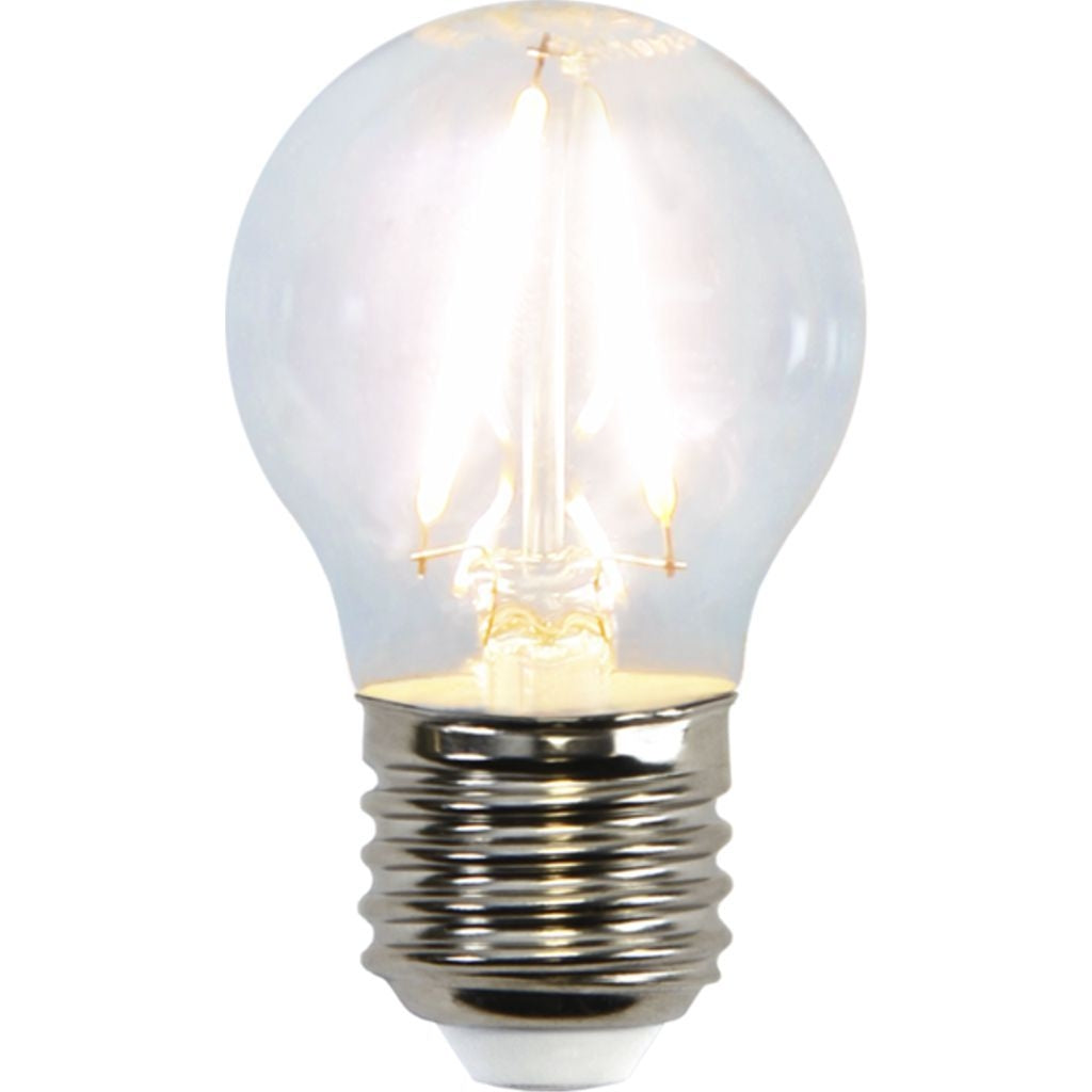 LED lamp E27 G45 clear 2W 2700K 250 lumen