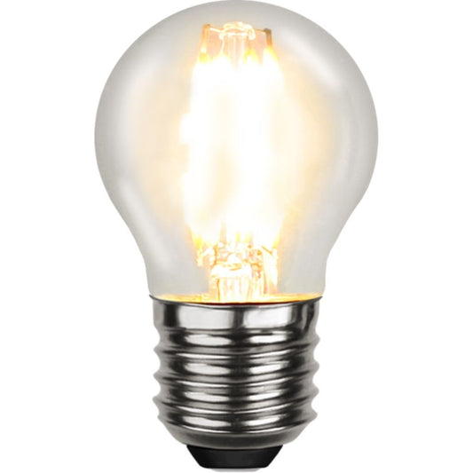 LED lamp E27 G45 clear 4W 2700K 470 lumens