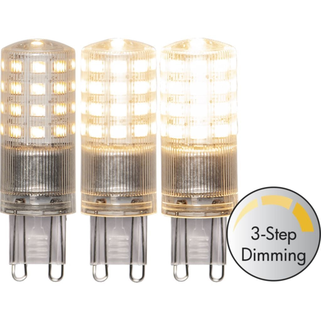 LED lamp G9 3-stage dim 4W 2700K 470 lumen