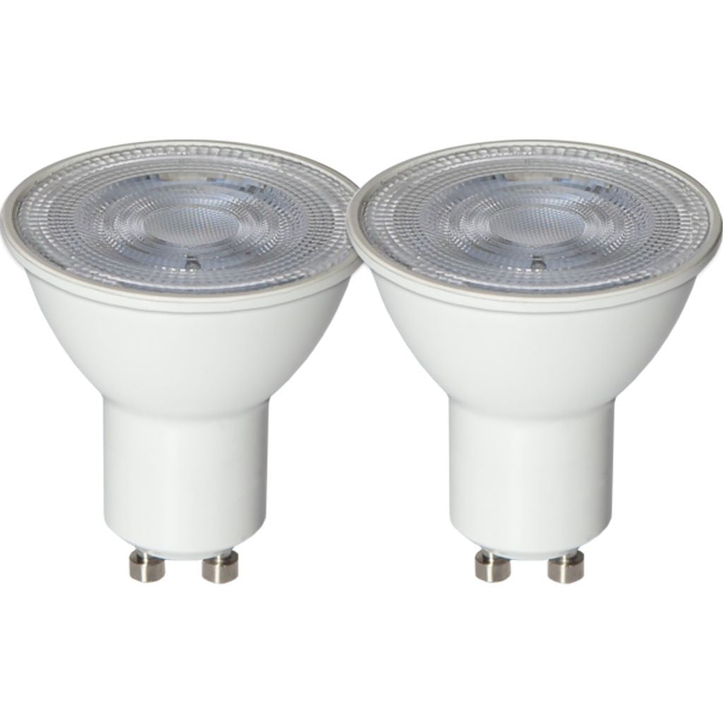 LED lamp GU10 2-pack spotlight 2W 3000K 170 lumen