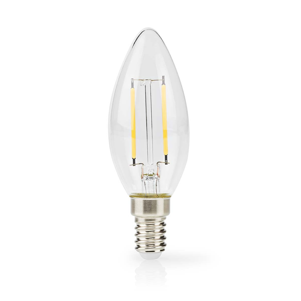 LED lamp Lamp E14 | Light | 2 W| 250 lm | 2700 K| Warm White | Retro Style | 1 pc. | Clear