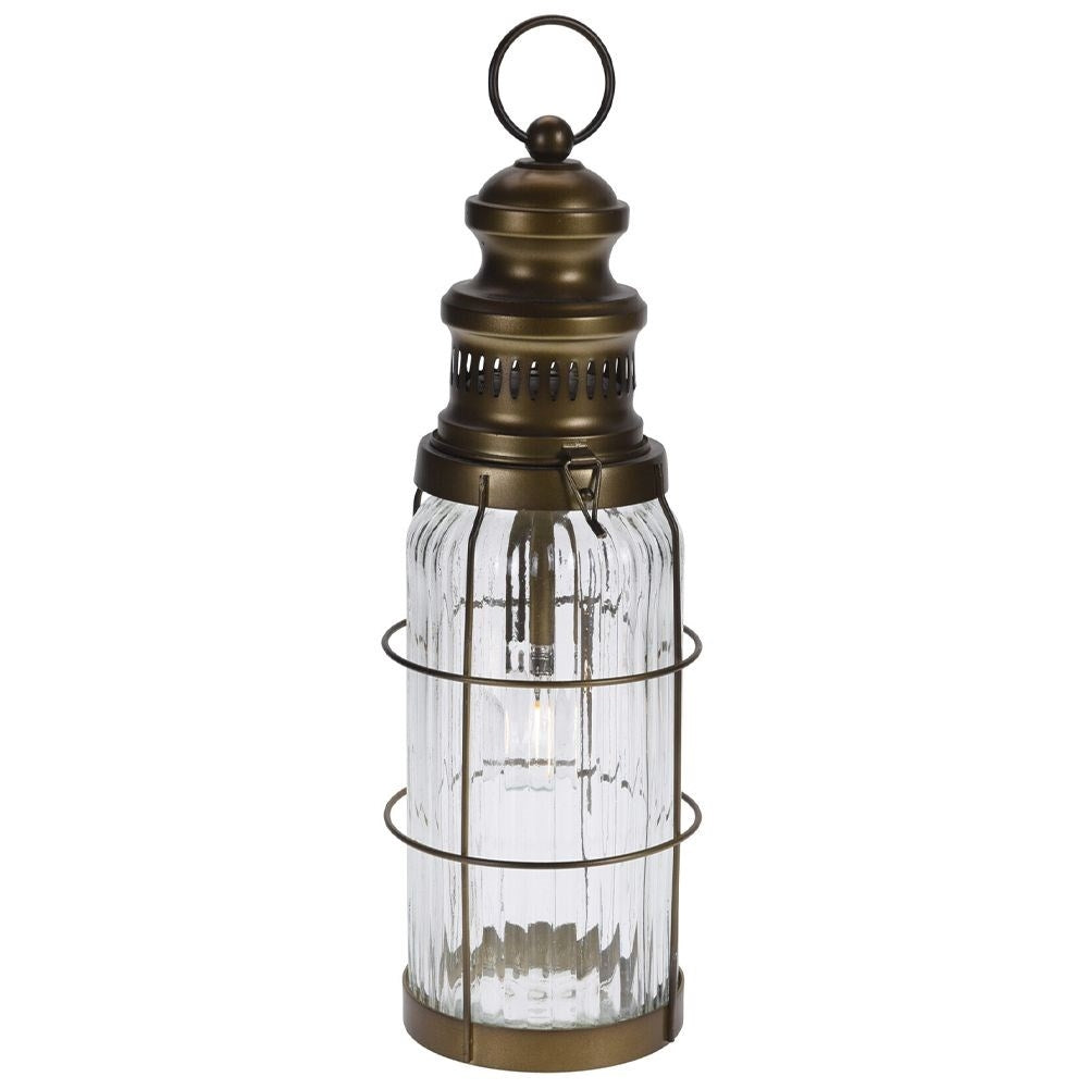 LED lamp in lantern form for a cozy atmosphere