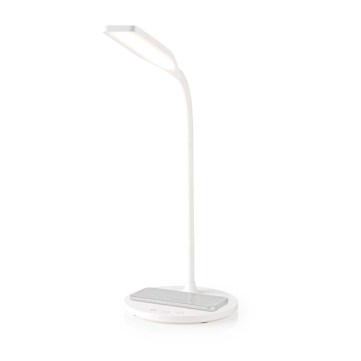 LED lamp with wireless charger | Dimmer - On device | LED / Qi | 10 W| With dimming | Cold White / Natural White / Warm White | 2700 - 6500 K