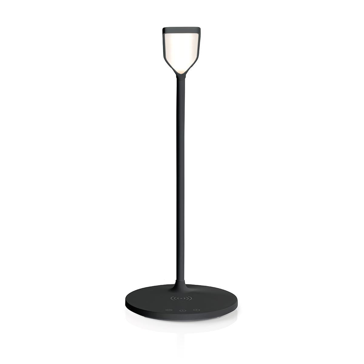 LED lamp with wireless charger | Dimmer - On device | LED / Qi | 10 W| With dimming | Cold White / Natural White / Warm White | 2700 - 6500 K