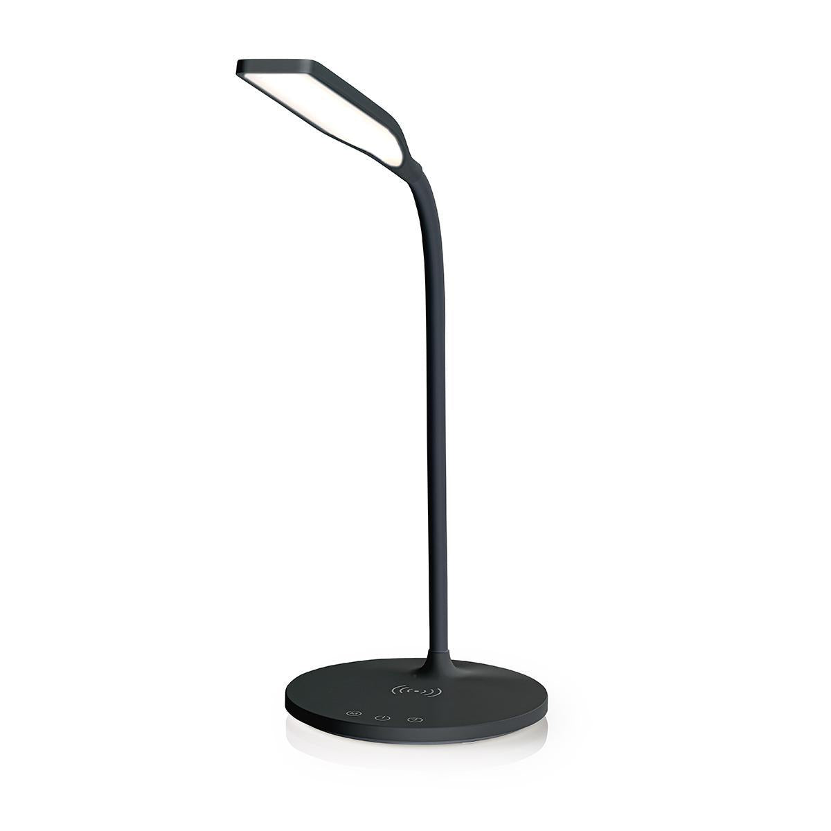 LED lamp with wireless charger | Dimmer - On device | LED / Qi | 10 W| With dimming | Cold White / Natural White / Warm White | 2700 - 6500 K
