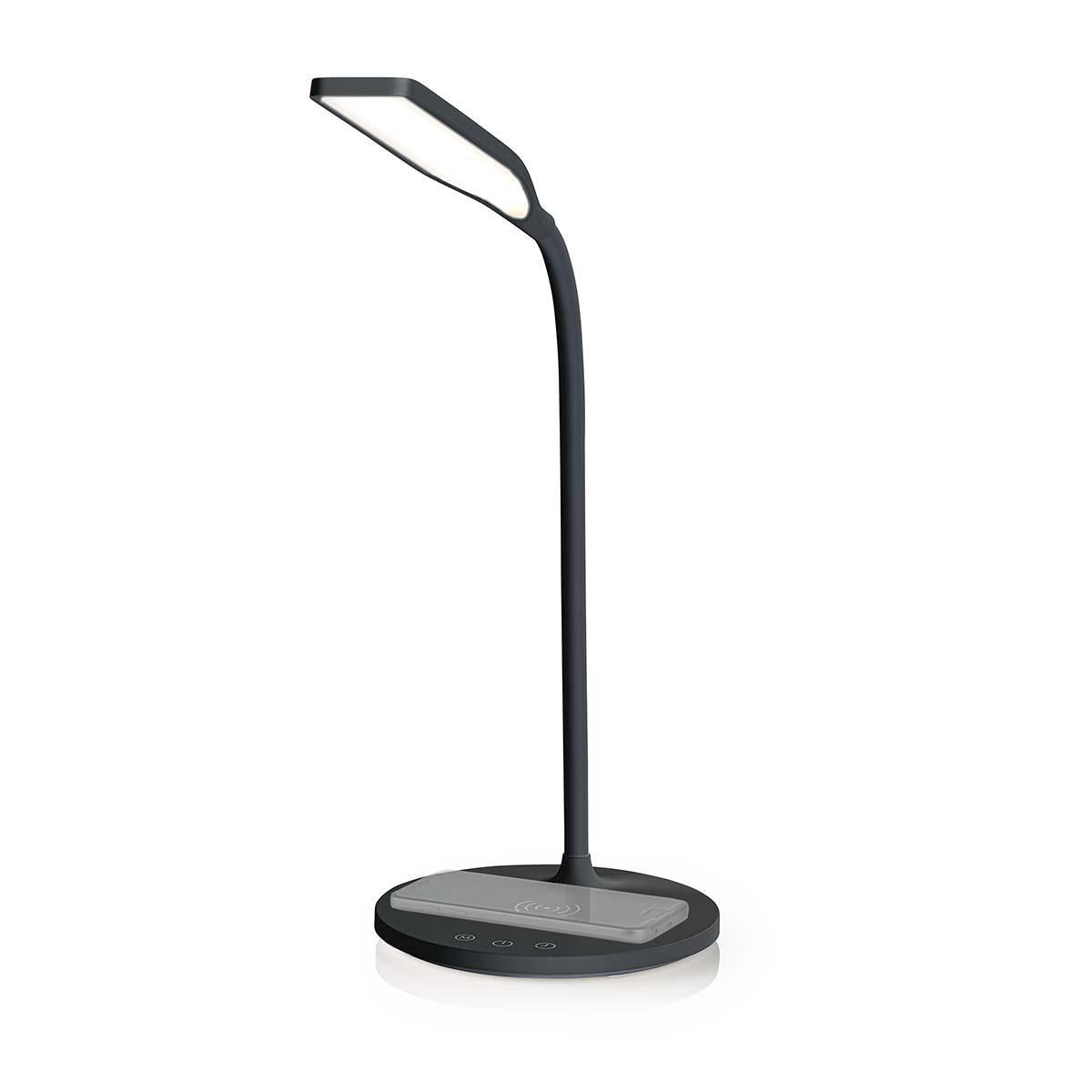 LED lamp with wireless charger | Dimmer - On device | LED / Qi | 10 W| With dimming | Cold White / Natural White / Warm White | 2700 - 6500 K