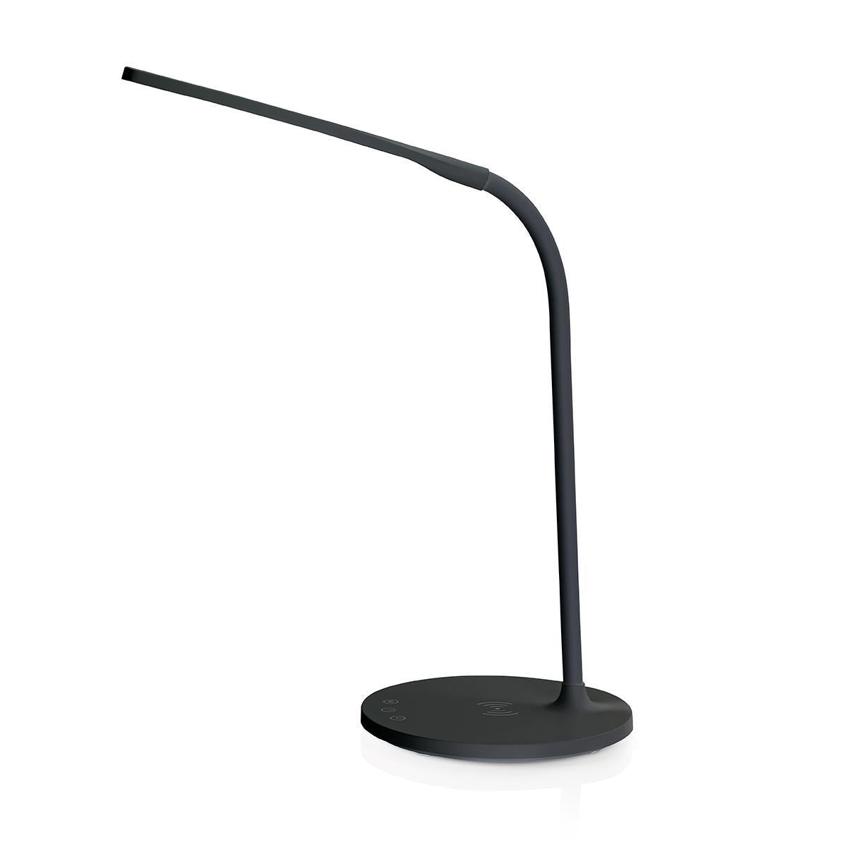 LED lamp with wireless charger | Dimmer - On device | LED / Qi | 10 W| With dimming | Cold White / Natural White / Warm White | 2700 - 6500 K