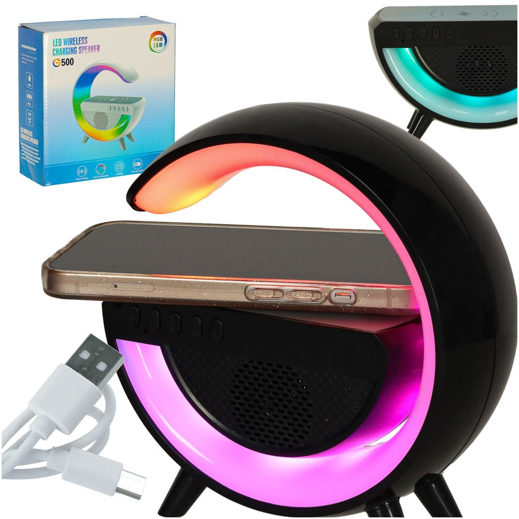 LED light RGB charger induction radio