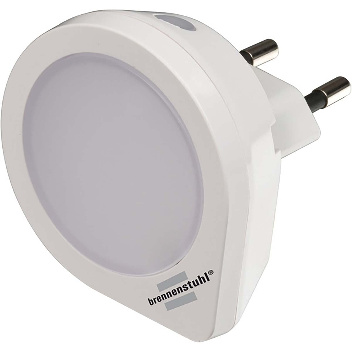 LED night light with dusk sensor / night light outlet (gentle and discreet pedestal light with extremely low power consumption)