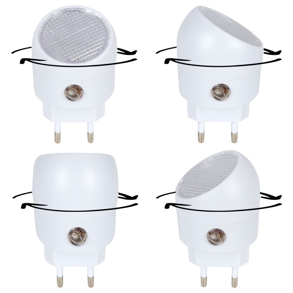 LED night light with twilight sensor, 1W, automatic ignition