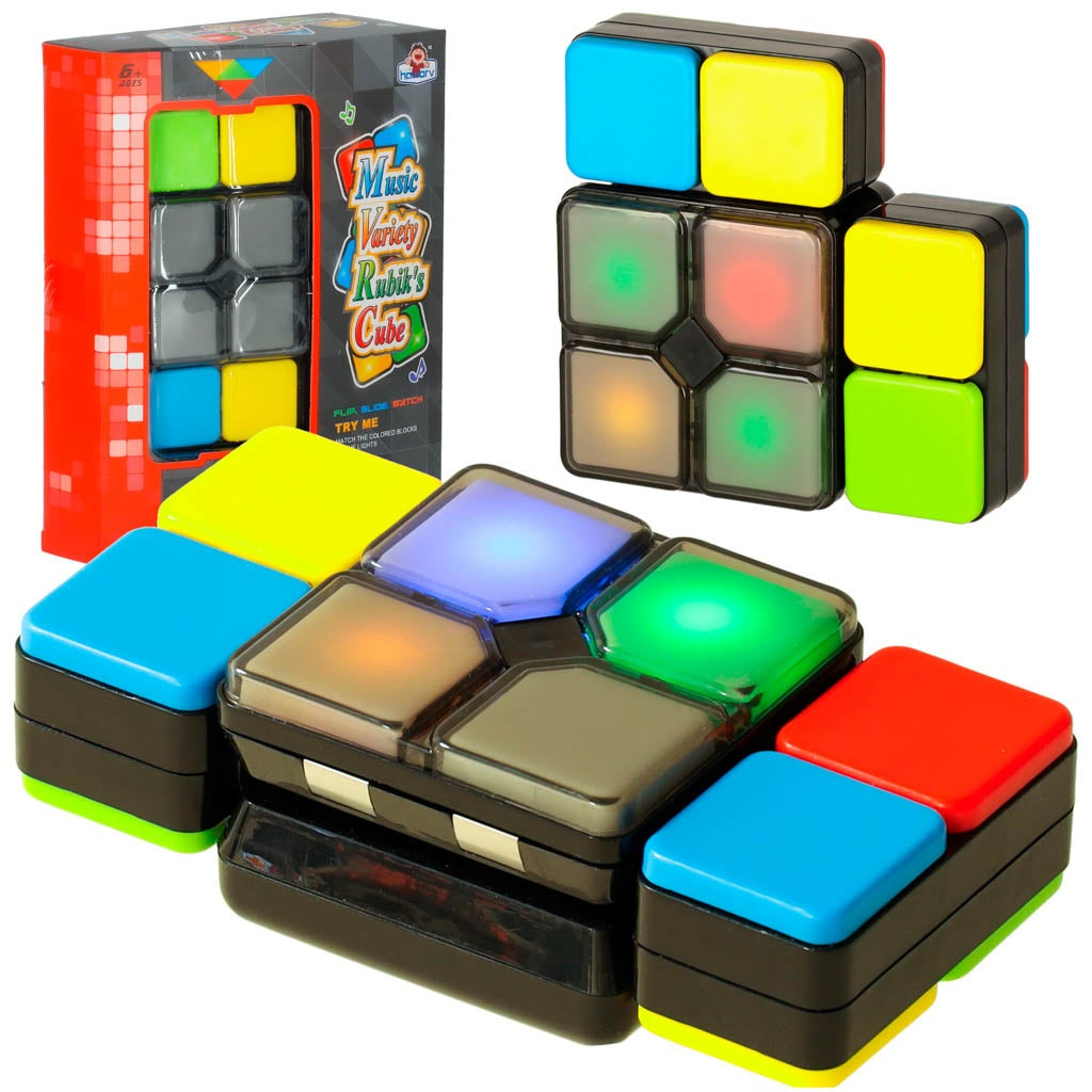 LED puzzle cube arcade game