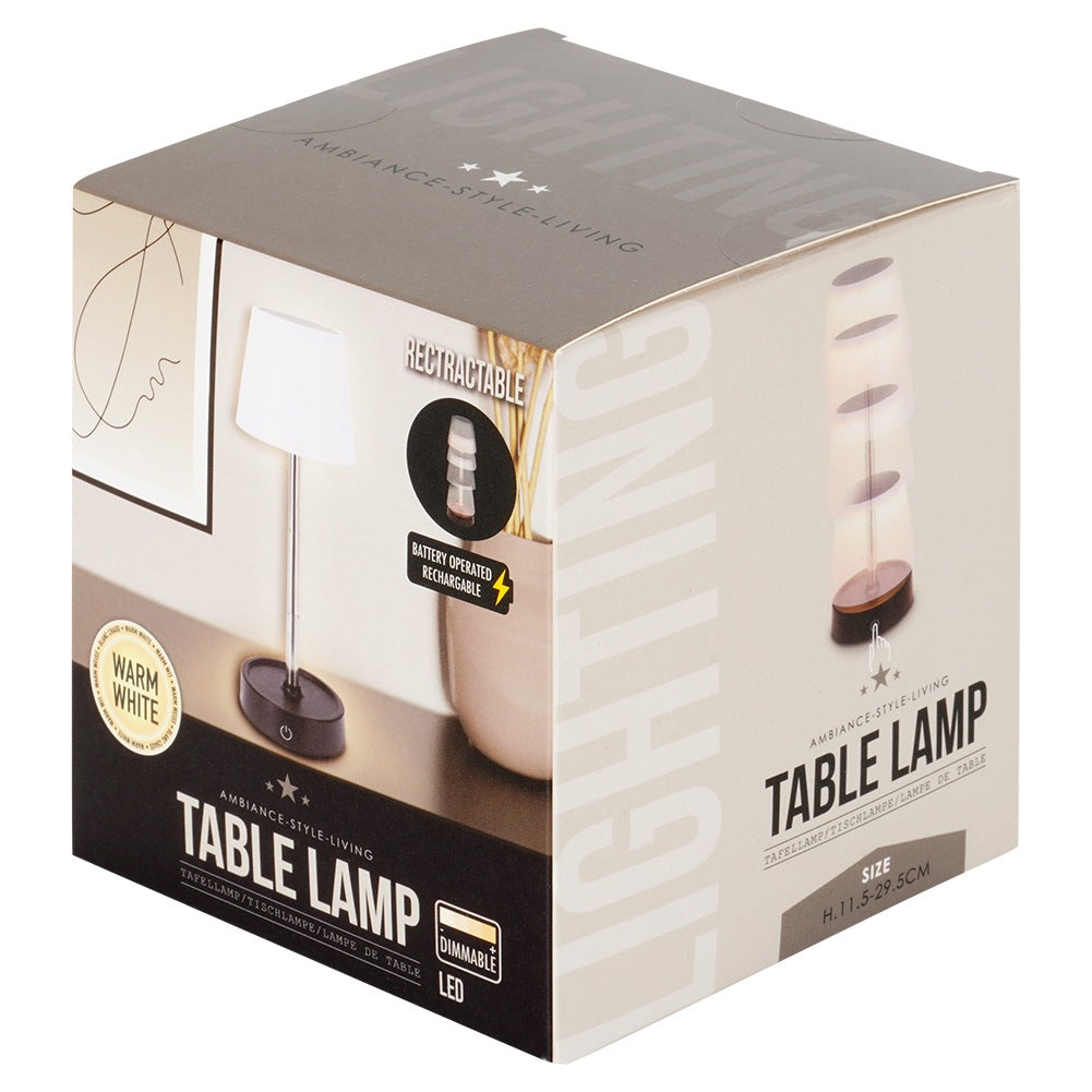 LED table lamp white wireless 11-29.5 cm