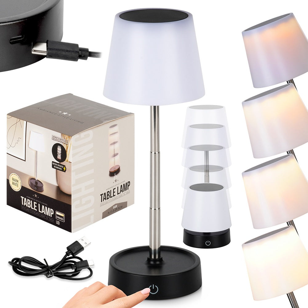 LED table lamp white wireless 11-29.5 cm