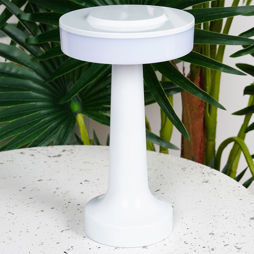 LED table lamp white wireless 3 lighting modes 21 cm