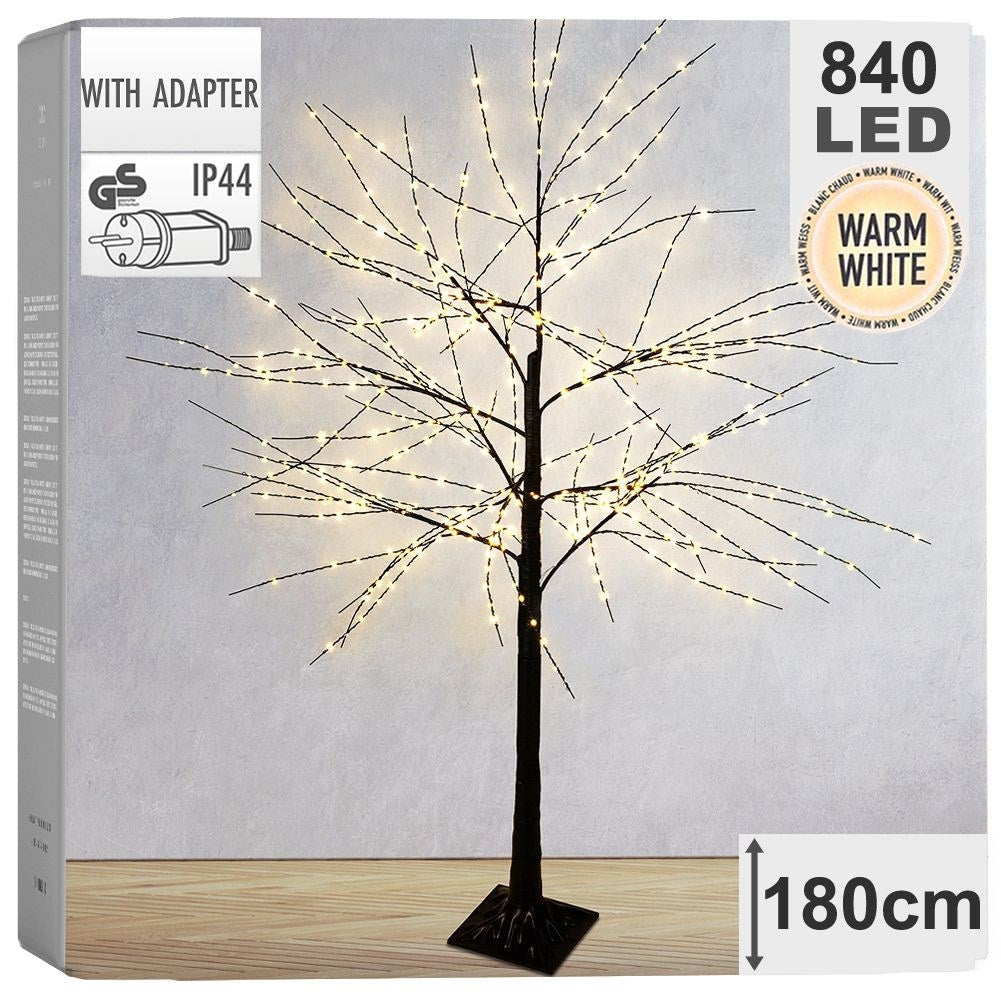 LED tree with 840 diodes - Perfect for Christmas decorations!