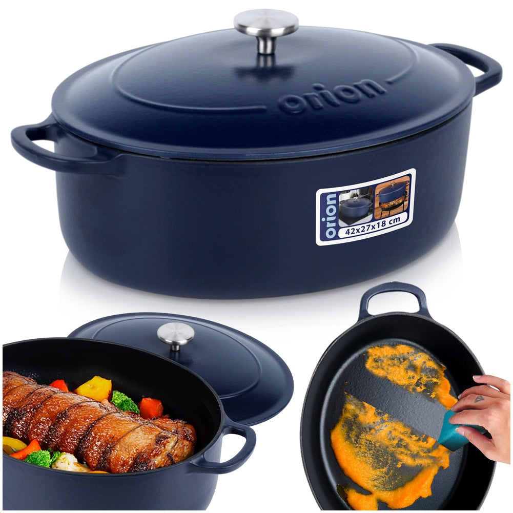 LITINA enameled cast iron roasting pan, 6 l