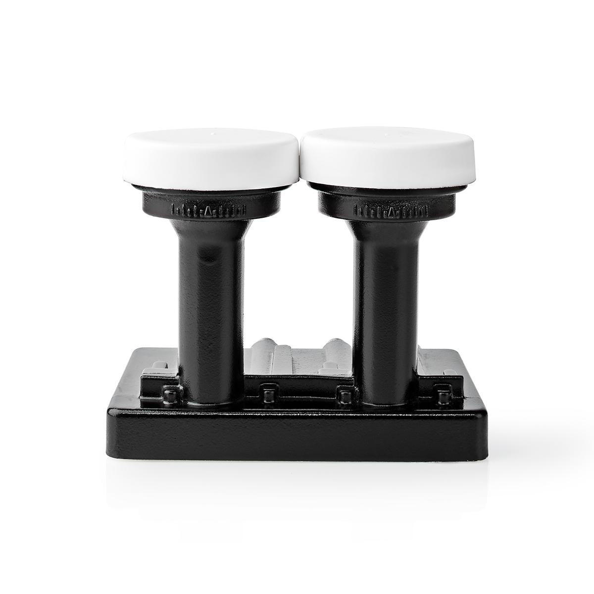 LNB | Quad Monoblock 4.3 ° | Output connection: 4x F-connector | Noise factor range: 0.85 dB | Conversion gain: 52 - 67 dB | White | Fits: Astra1+ / Astra3