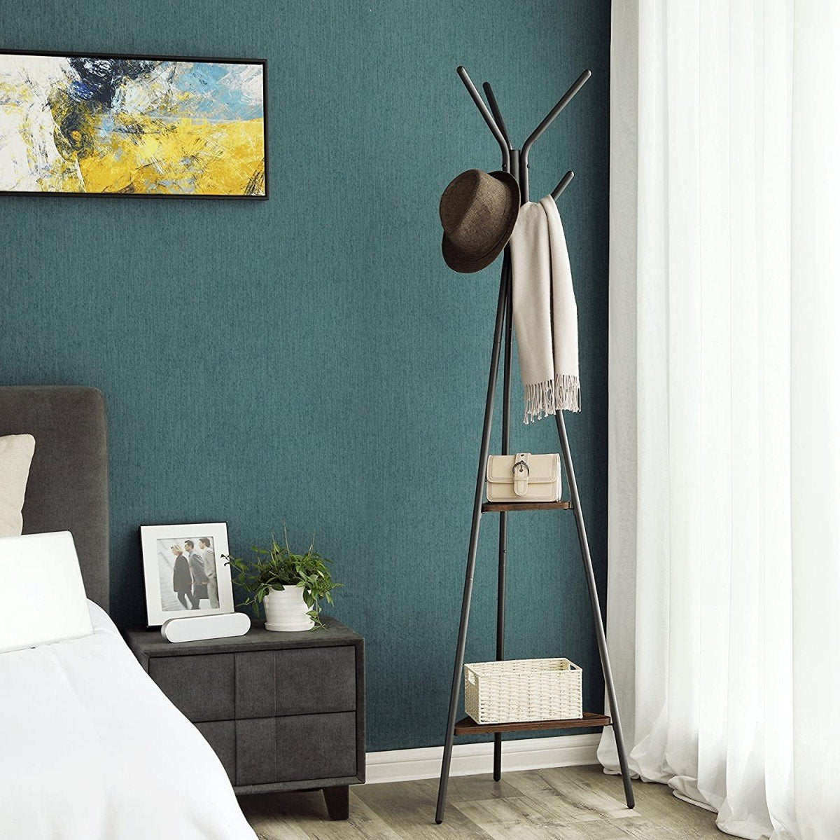 LOFT wooden floor stand for clothes