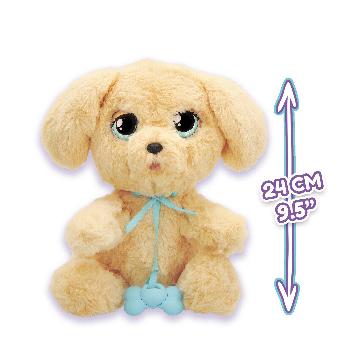 Labrador Plush Toy with Blanket and Sounds, 20 cm