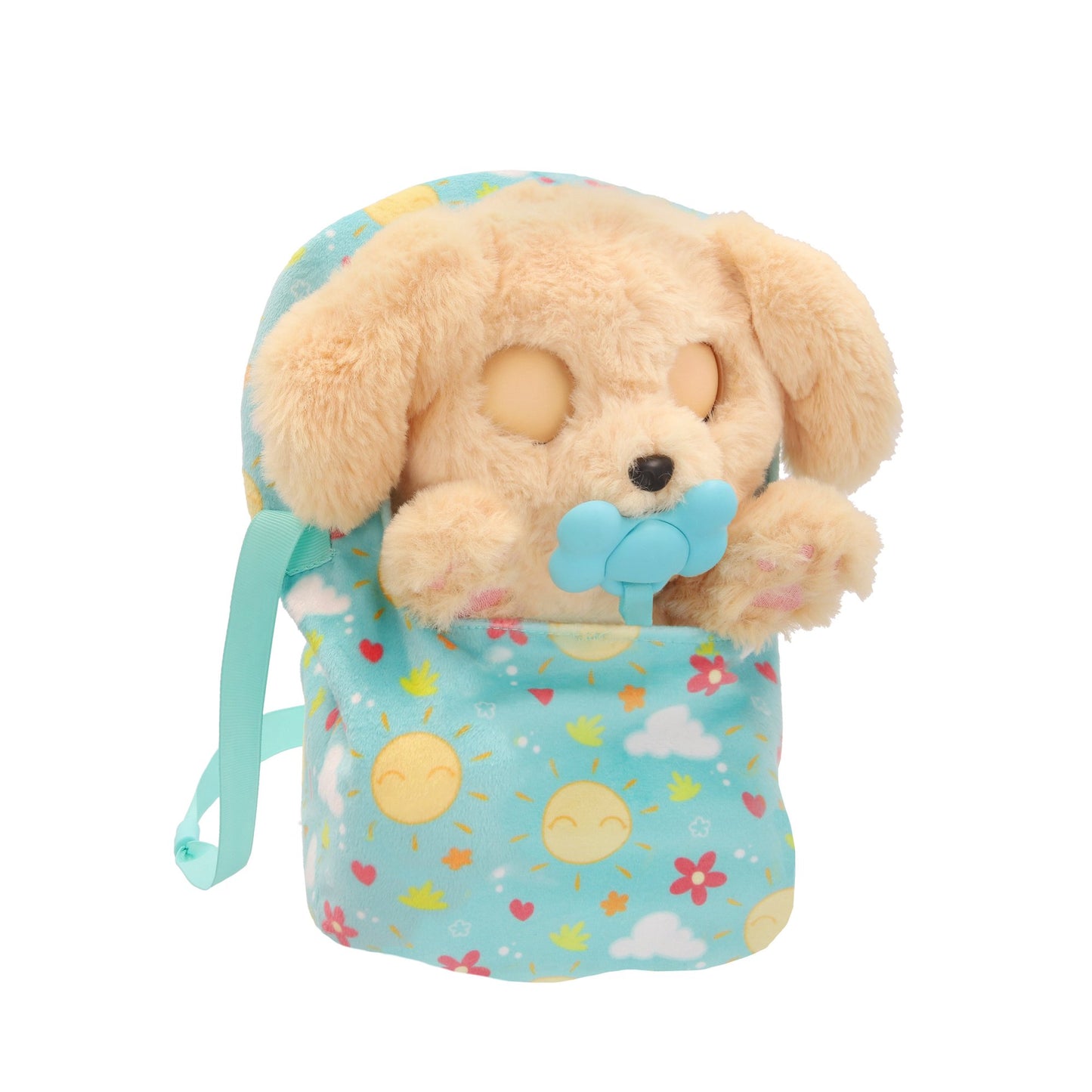 Labrador Plush Toy with Blanket and Sounds, 20 cm