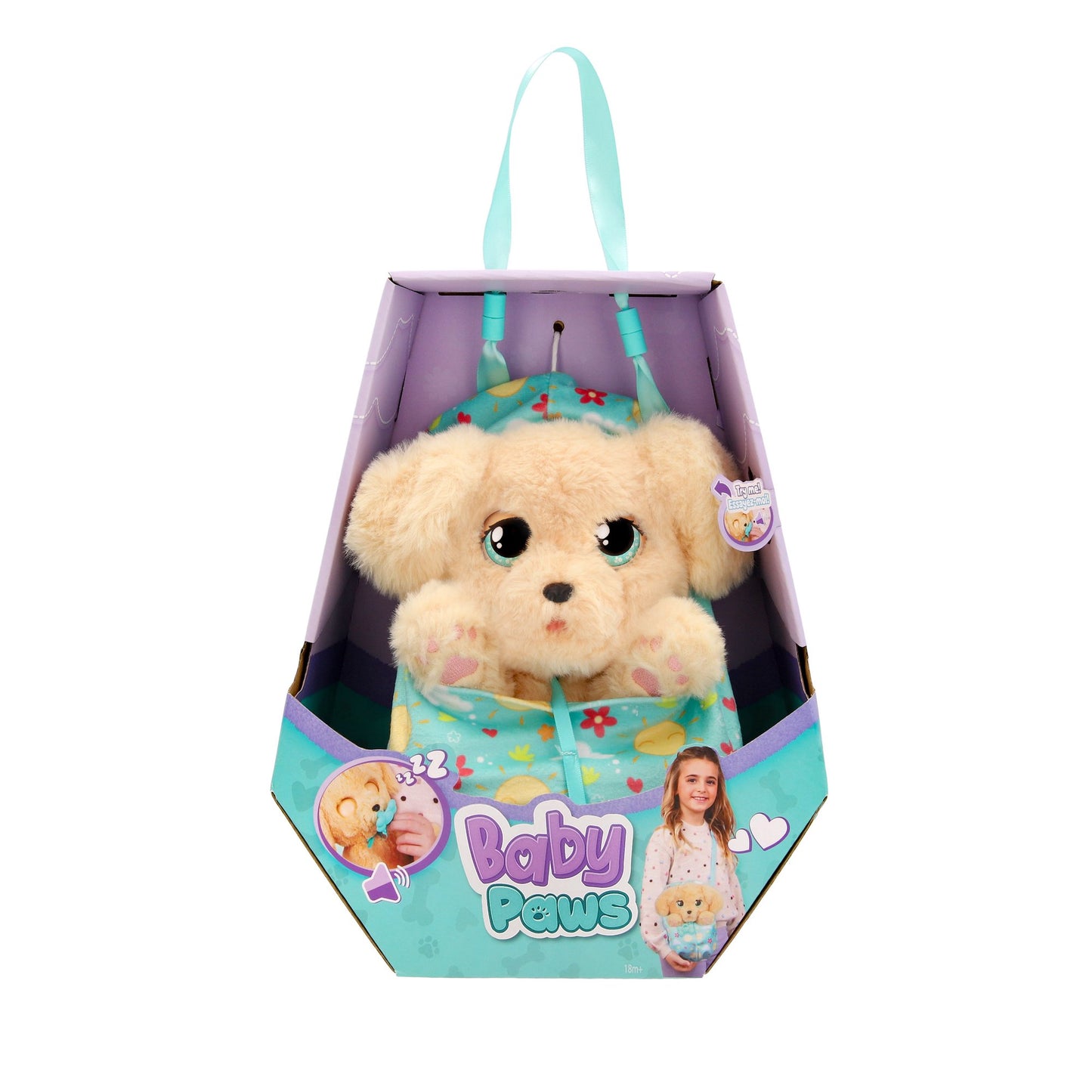 Labrador Plush Toy with Blanket and Sounds, 20 cm