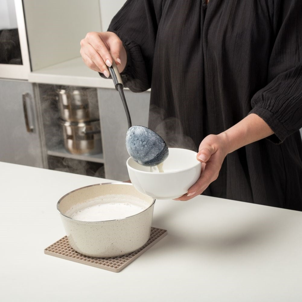 Ladle for serving soups, sauces, stews and more