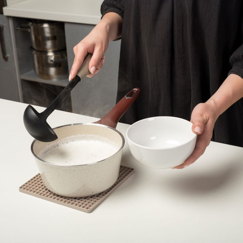 Ladle for serving soups, sauces, stews and more