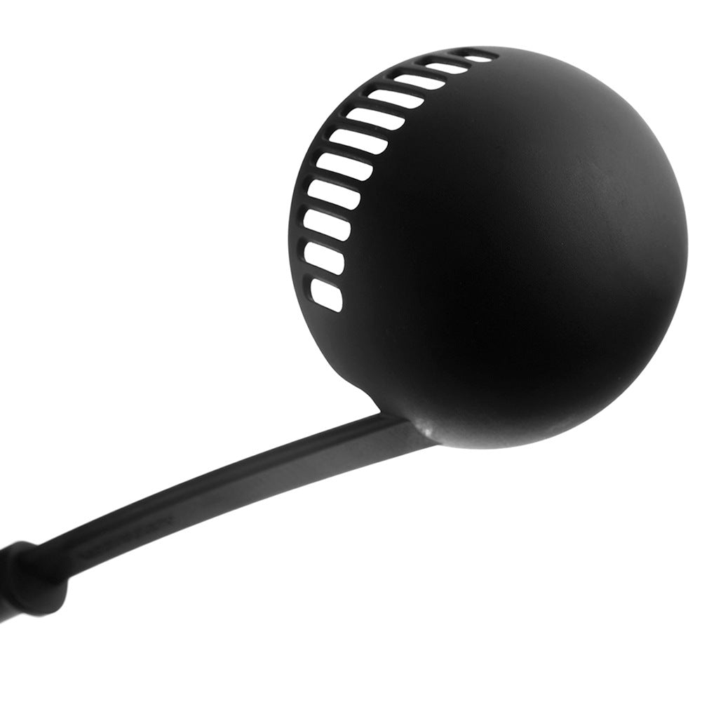 Ladle with strainer, black, BLACKLINE, 150 ml, 30.5 cm