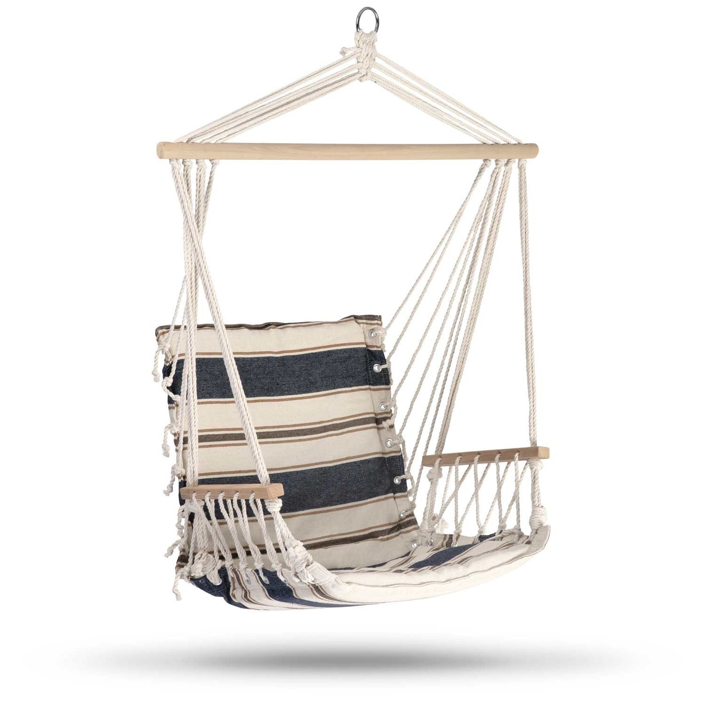 Lagos hanging chair white and blue