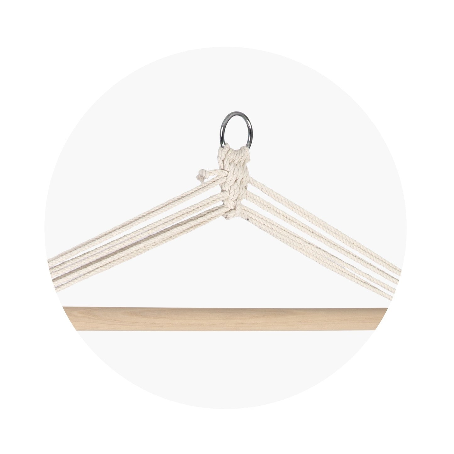 Lagos hanging chair white and blue