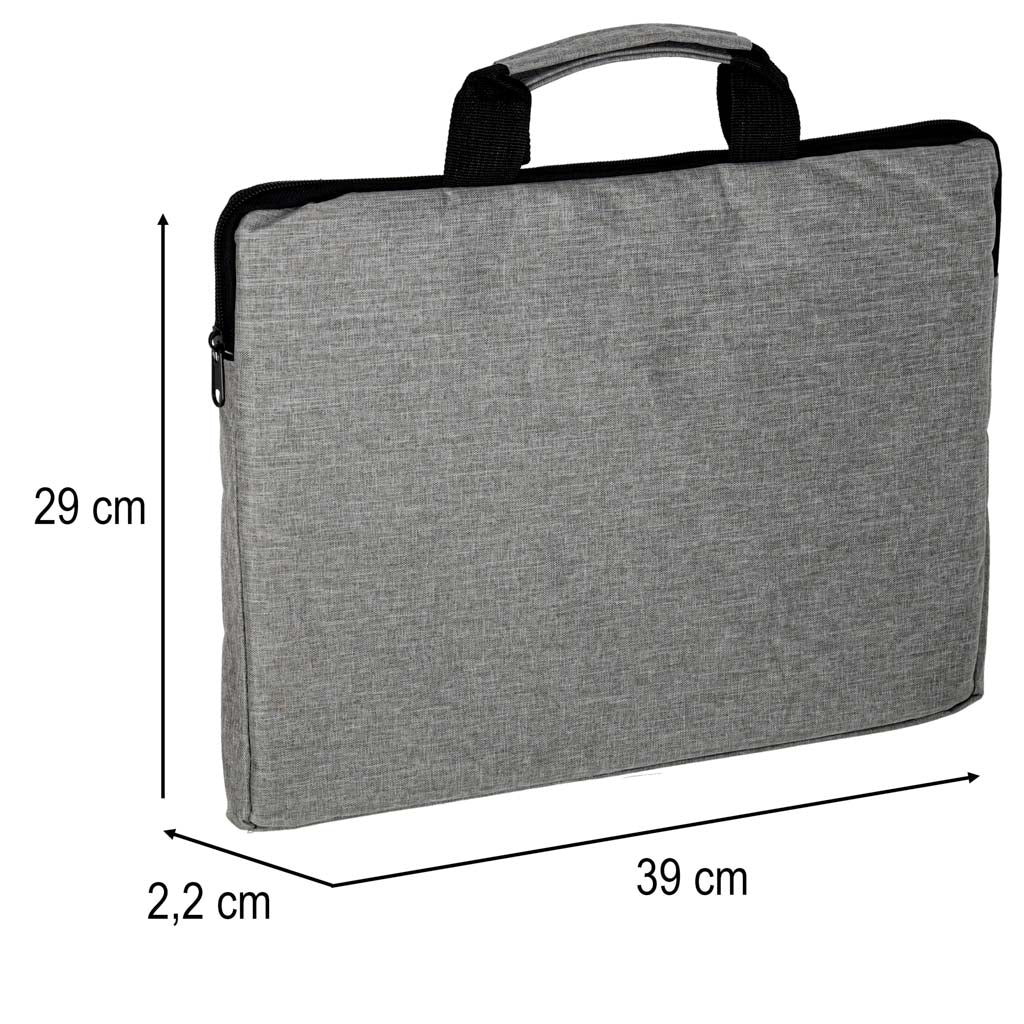 Laptop Bag 15.6"" Case Cover for Women & Men, Grey