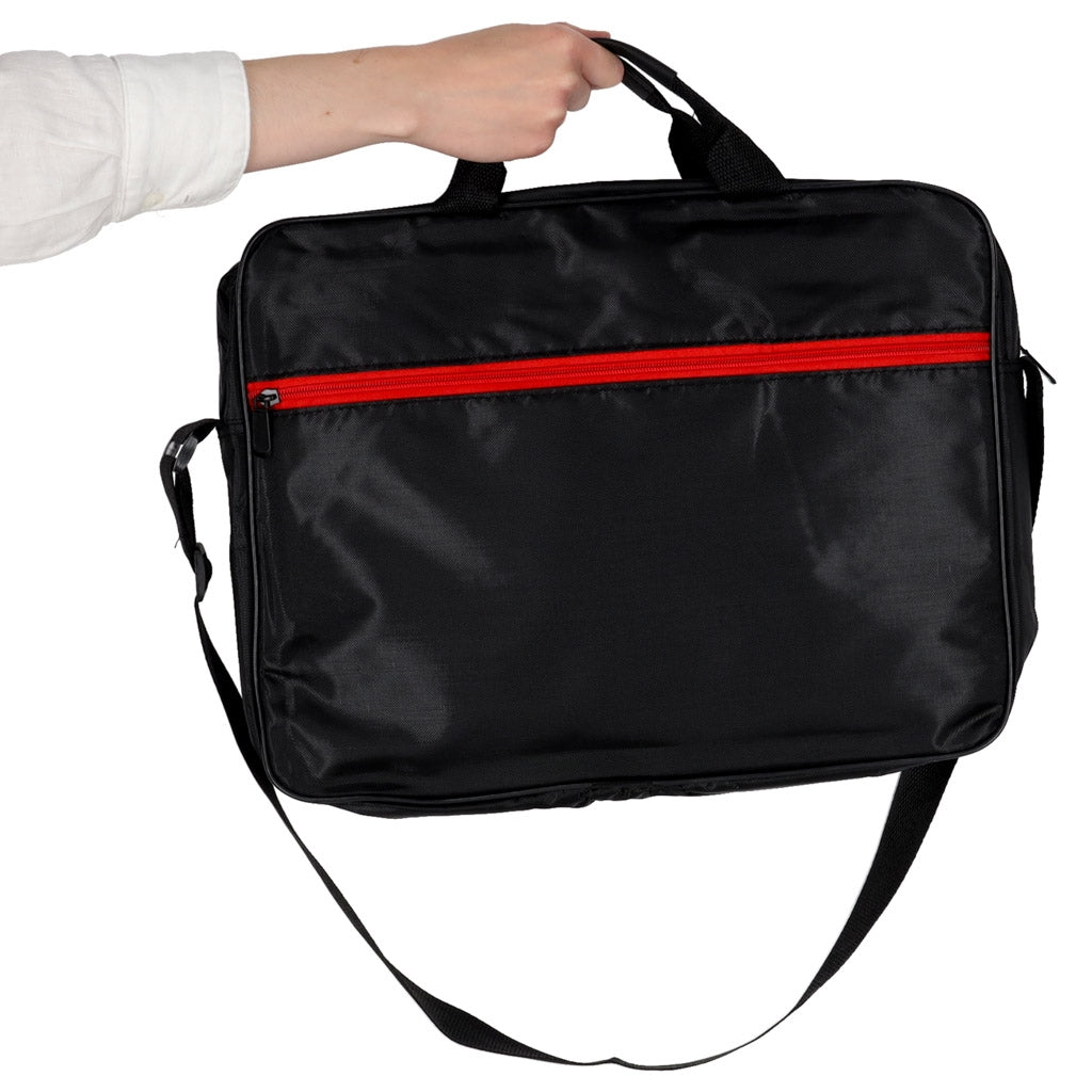 Laptop Bag 15.6 Inch with Strap – Unisex, Black