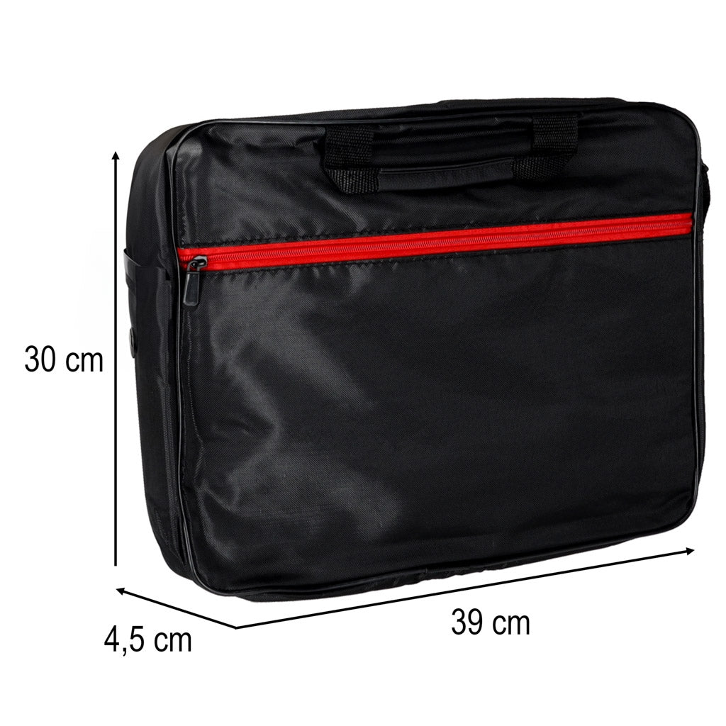 Laptop Bag 15.6 Inch with Strap – Unisex, Black