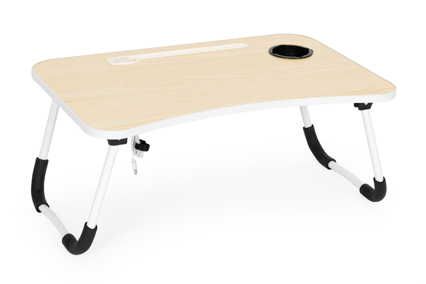 Laptop stand foldable tray 60x40 cm lamp fan ModernHome
