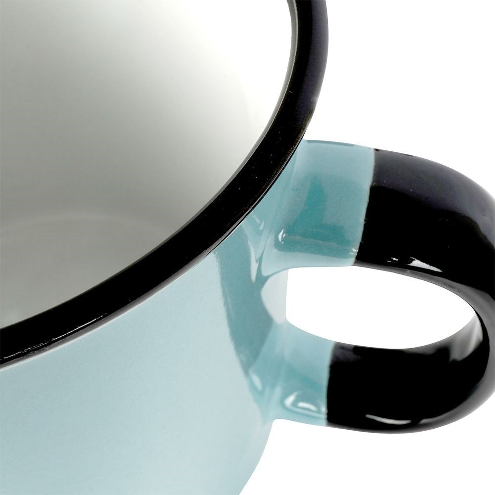 Large Blue Ceramic Mug - 700 ml, Microwave safe